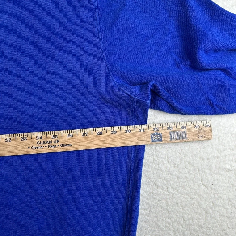 Polo Ralph Lauren Sweatshirt Mens 3XLT Blue 1/4 Zip Mock Neck Big Pony Ski Patch